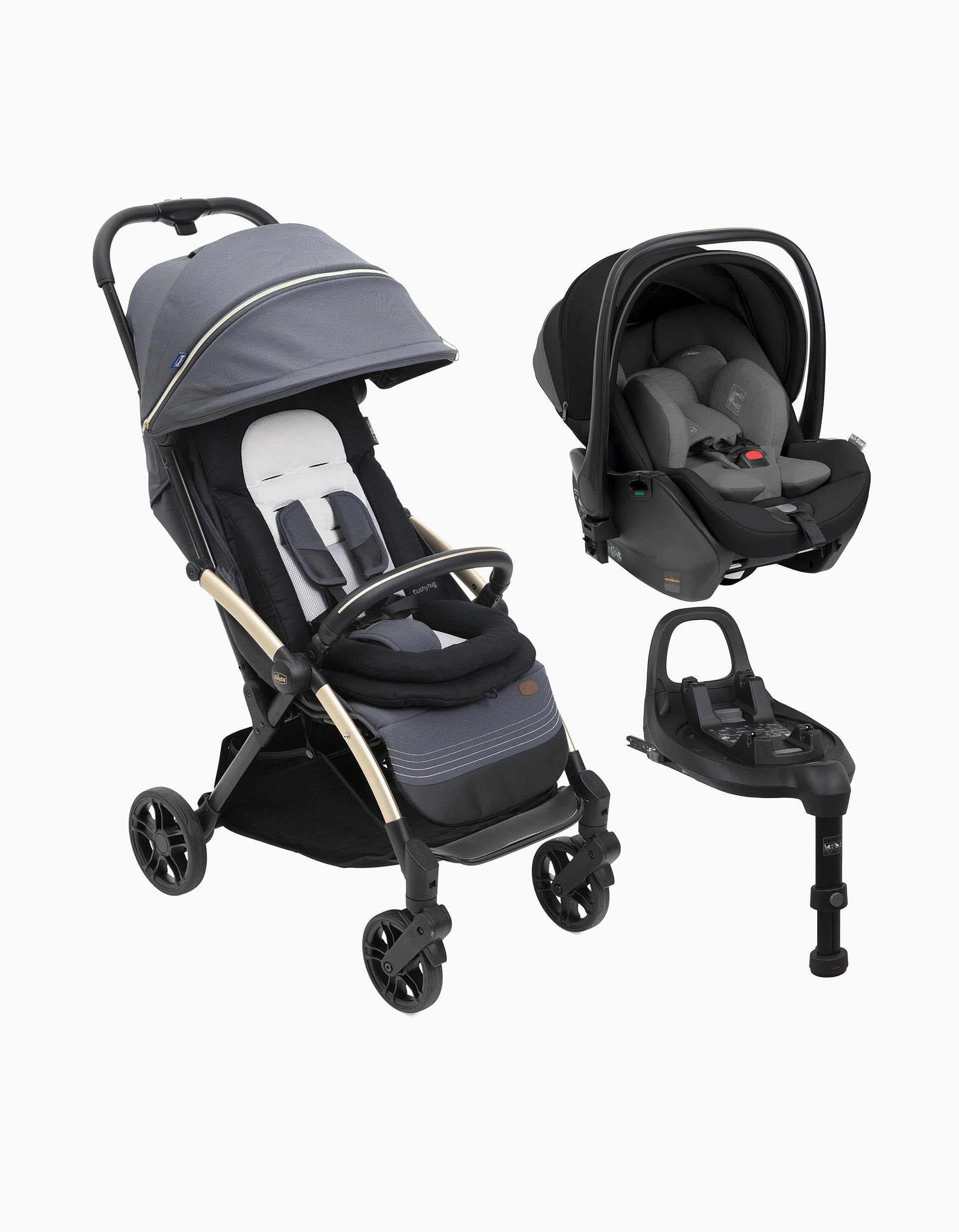 Street Set 3 Pcs Chicco Goody Xplus, Dark Shadow