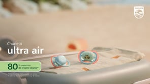 Pack of 2 Philips Avent Ultra Air Deco Soothers for Girls, 18M+