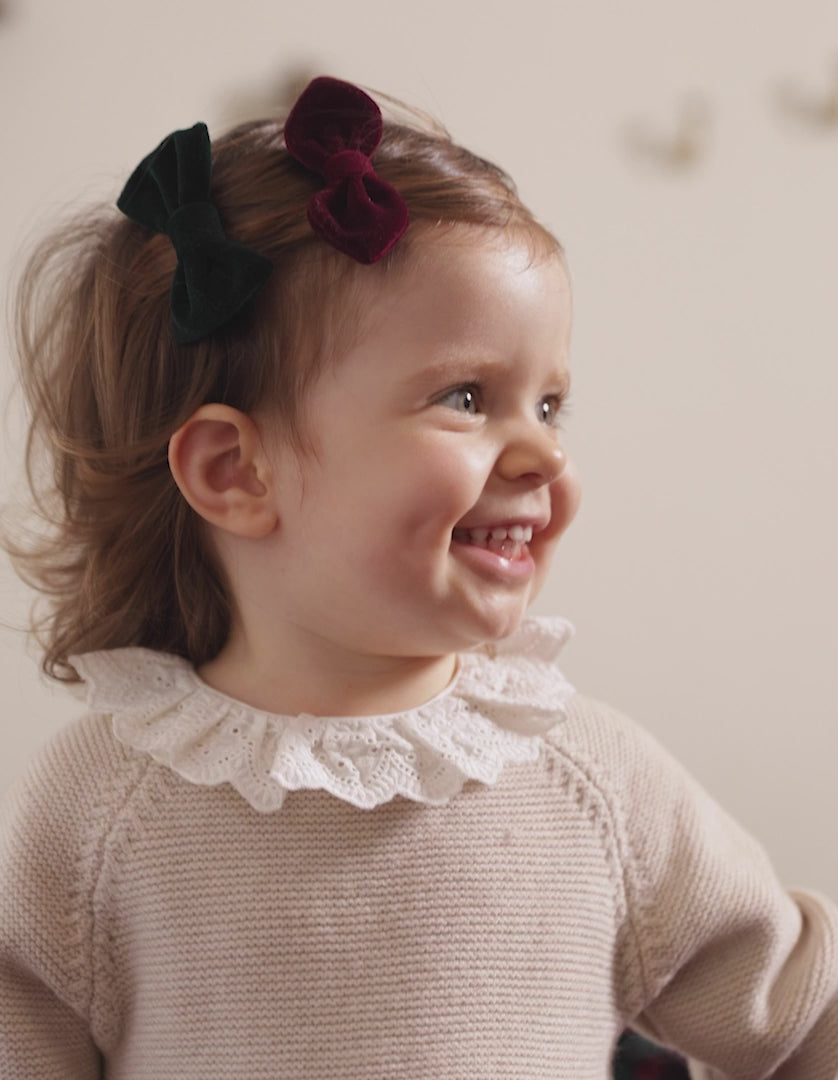 Vestido combinado com padrão xadrez You&Me para bebé menina, multicolor