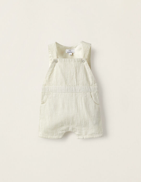 Overall for Newborns 'Special Days', White/Beige