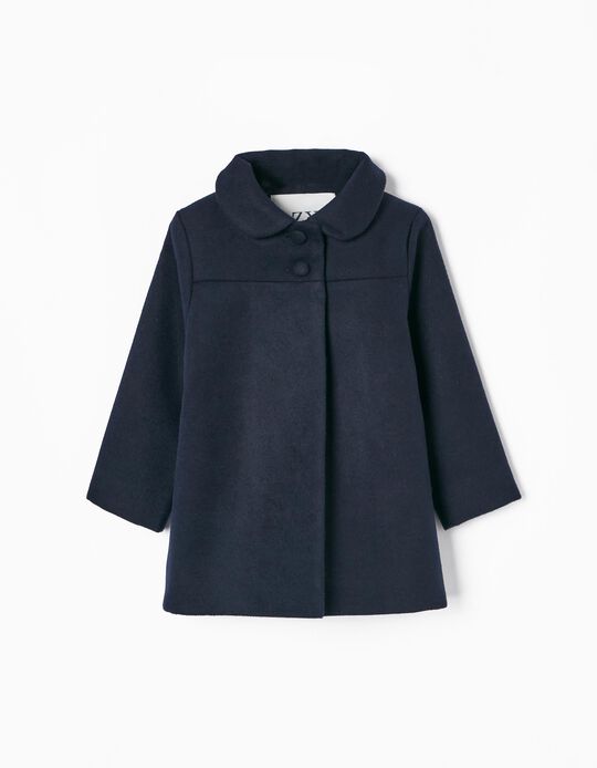 Coat for Baby Girls, Dark Blue
