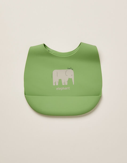 Bavoir Silicone Eléphant Zy Baby