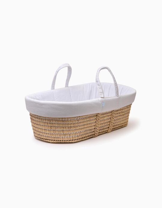 Wicker Carrycot Essential Blue Zy Baby