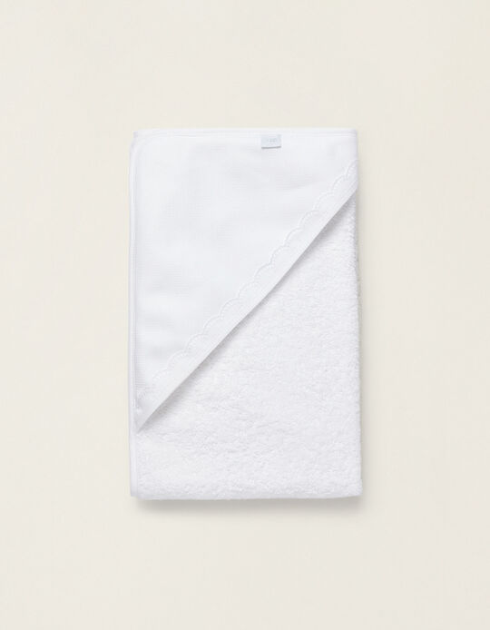 Buy Online White Bath Towel To Embroider ZY Baby