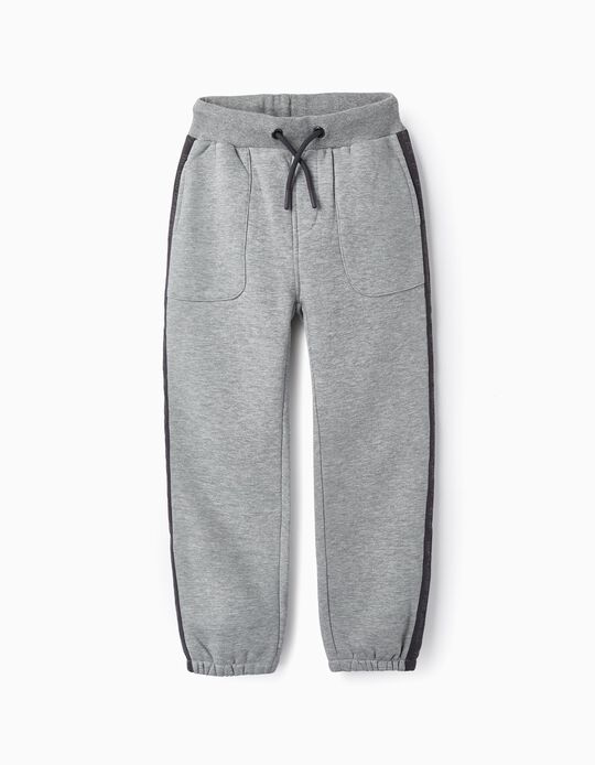 Cotton Joggers for Boys, Grey