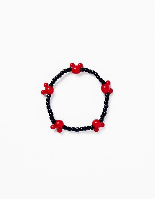 Bracelet with Beads for Girls 'Minnie', Dark Blue/Red
