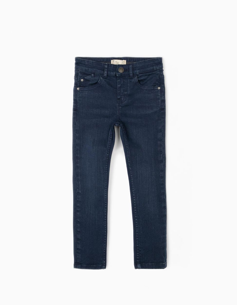 Twill Trousers for Boys 'Skinny Fit', Dark Blue | Zippy Online