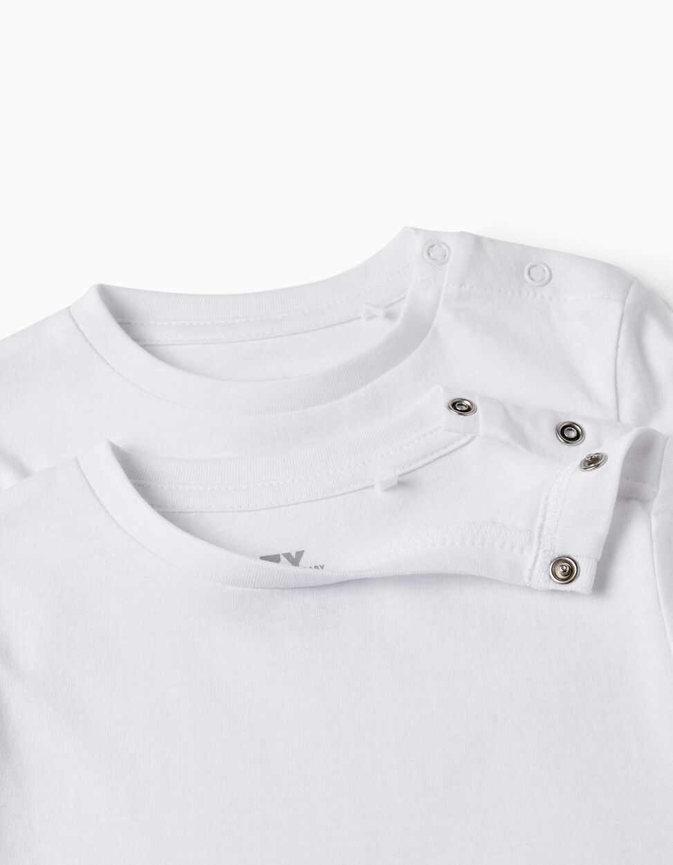 Comprar Online Pack 2 T-Shirts de Manga Comprida para Bebé Menino, Branco