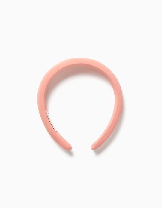 Fabric Alice Band for Girls, Pink