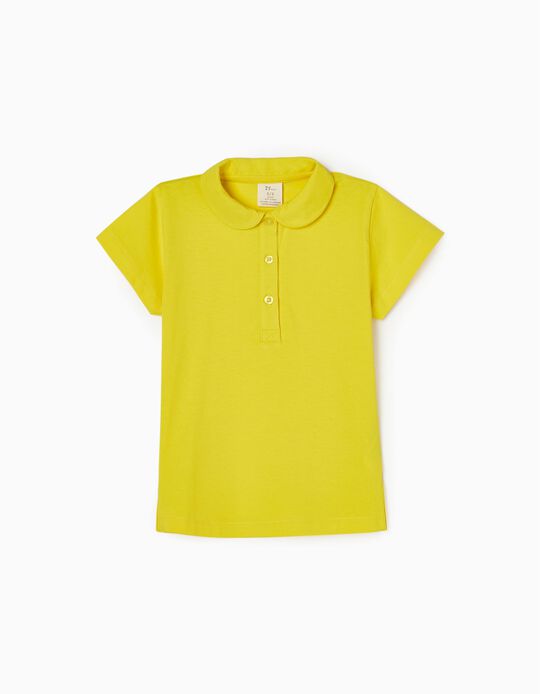 Polo Shirt for Girls, Yellow