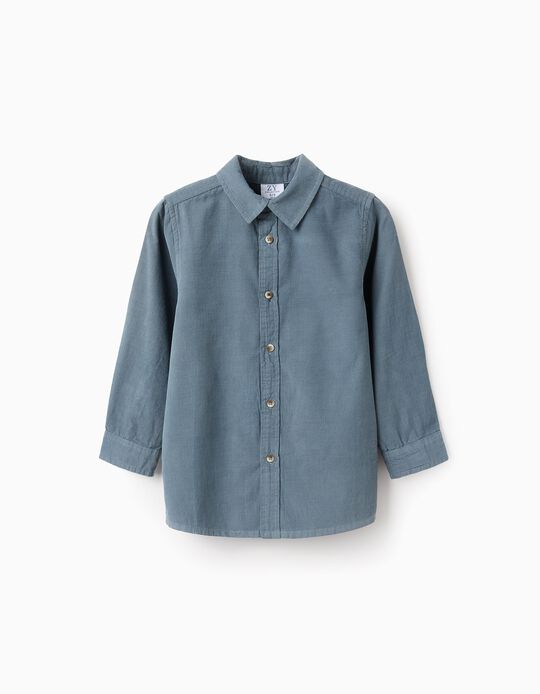 Comprar Online Camisa de Bombazine para Menino, Azul