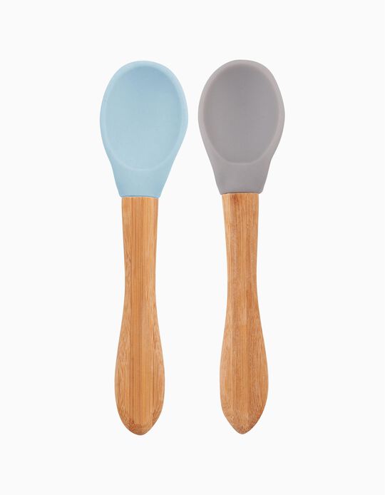 2 Spoons Blue/Grey Minikoioi 9M+