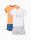 Pack of 2 Pyjamas for Baby Boys 'Ocean & Desert', Multicolour