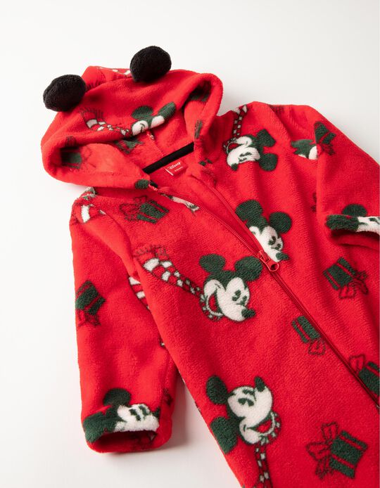 Pijama Mono para Bebé Niño 'Mickey', Rojo