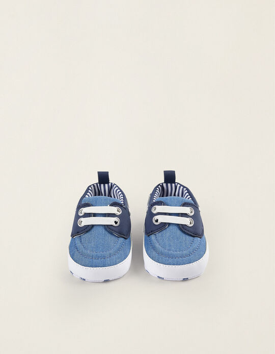 Comprar Online Sapatos de Vela para Recém-Nascido, Azul/Azul Escuro