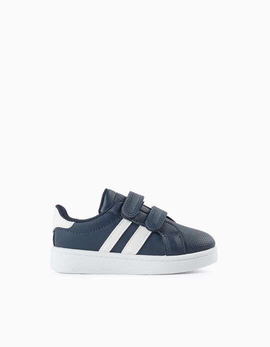 Buy Online Trainers with Stripes for Baby Boys, Dark Blue