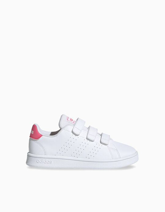 Trainers for Children 'Adidas Advantage', White/Pink