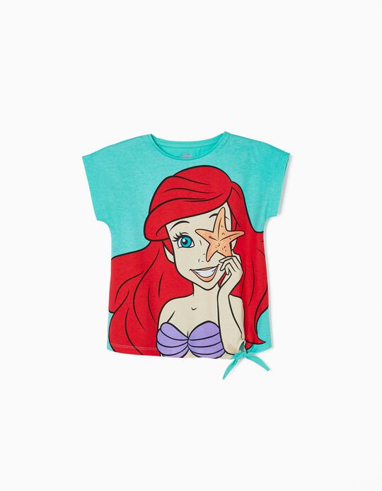 T-Shirt for Girls 'Ariel', Aqua Green