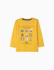Long Sleeve T-Shirt for Boys 'Royal Family', Yellow