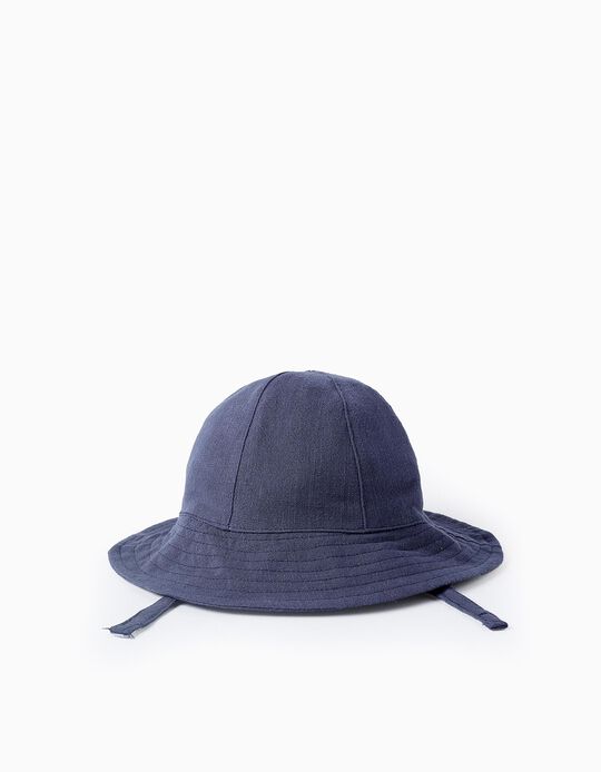 Comprar Online Chapéu Panamá para Bebé e Menina, Azul Escuro