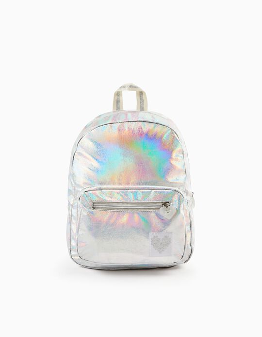 Backpack for Babies and Girls 'Heart', Iridescent