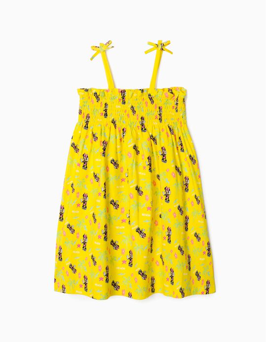 Vestido de Alças para Menina 'Minnie', Amarelo