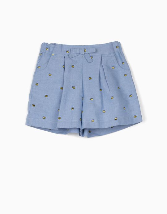 Shorts for Baby Girls 'Bees', Blue
