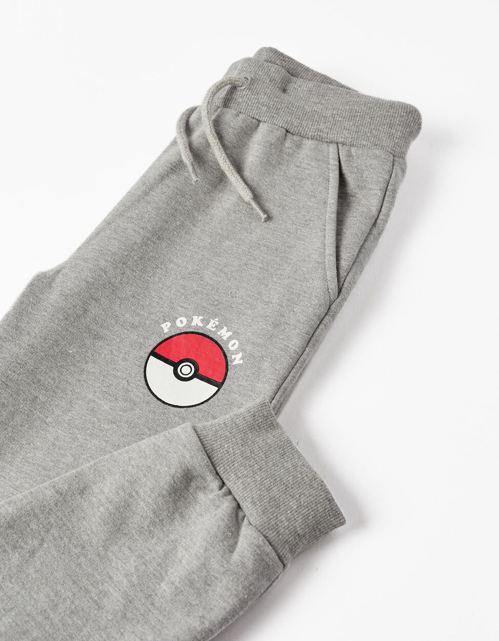 Comprar Online Calças de Treino em Algodão para Menino 'Pokémon', Cinza