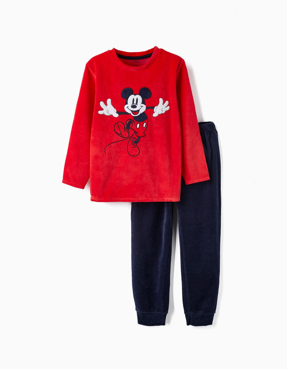 Pyjama Mickey à manches longues pour garçons, vêtements de nuit