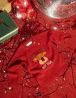 Jersey de Navidad con Pompón para Bebé 'Reno', Rojo