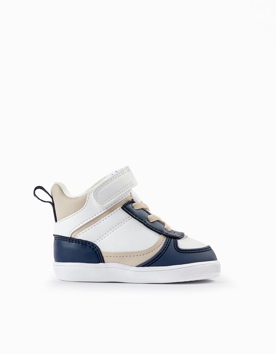 Comprar Online Sapatilhas Altas para Bebé Menino 'My First Sneaker - 1996', Branco/Azul