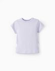 Comprar Online T-Shirt Canelada para Menina, Lilás