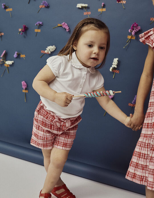 Shorts for Baby Girls, Red