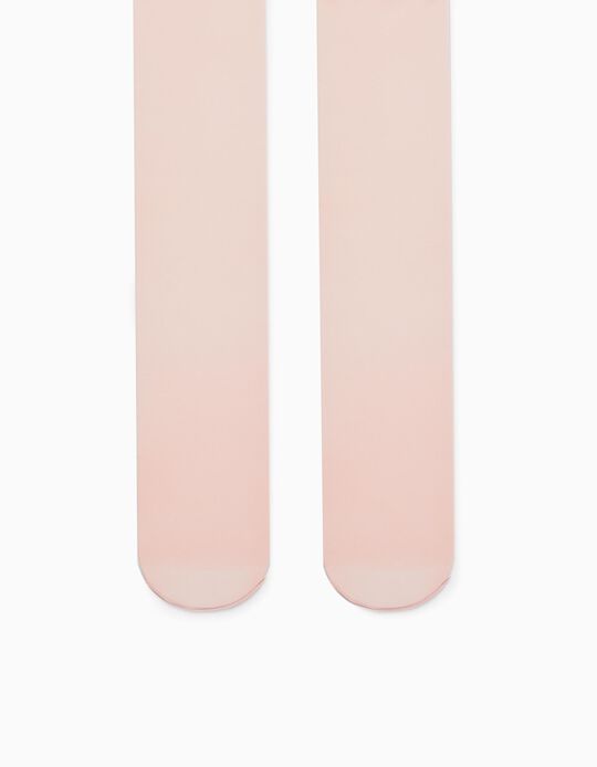 Microfibre Tights for Girls, Pink