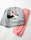 Polar Pyjamas for Baby Girls 'Minnie', Grey/Pink