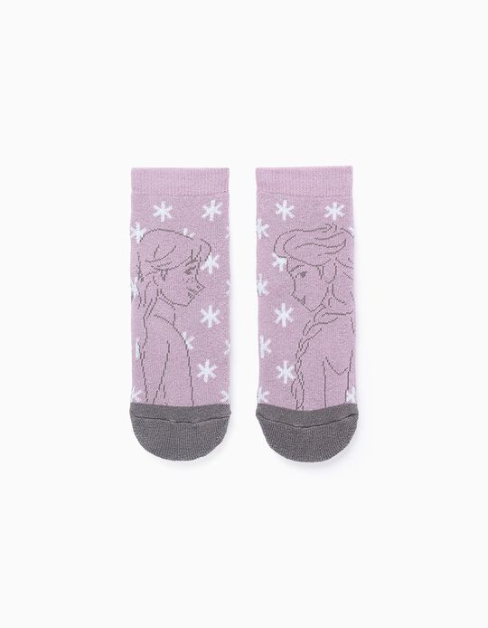 Comprar Online Meias Antiderrapantes para Menina 'Elsa & Anna', Lilás