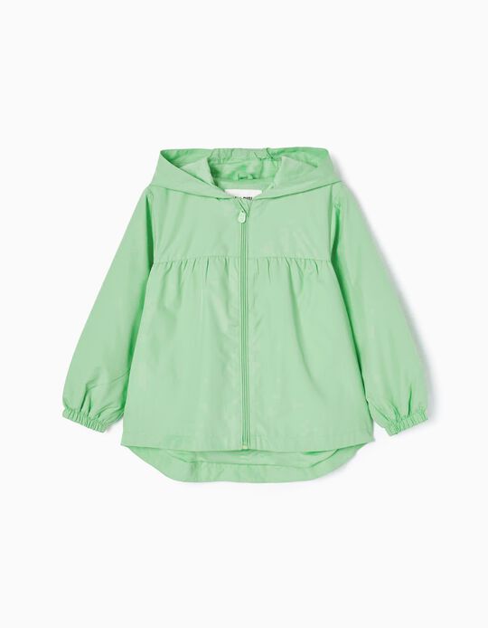 Windbreaker Jacket for Girls, Green