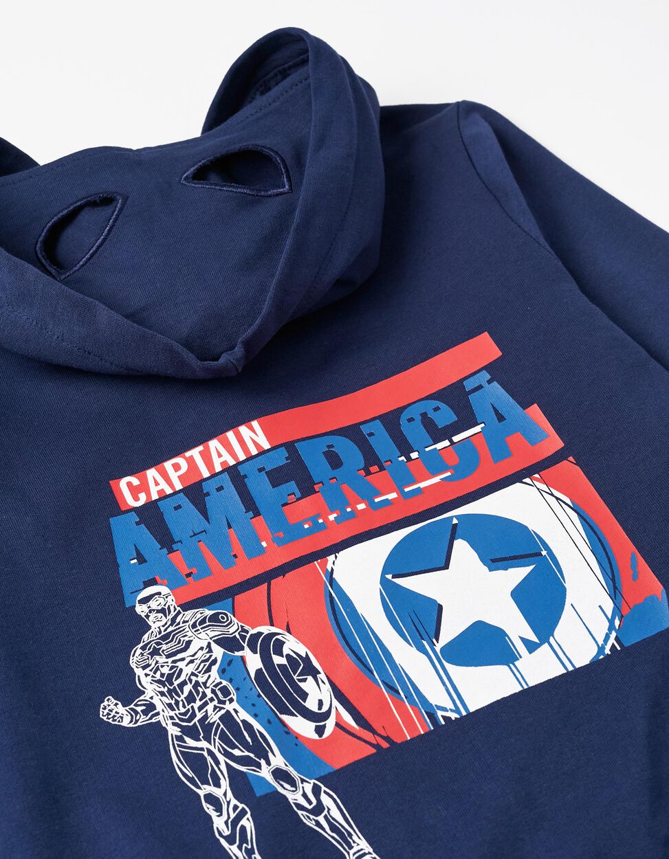 Buy Online Hooded Jacket-Mask for Boys 'Captain America', Dark Blue