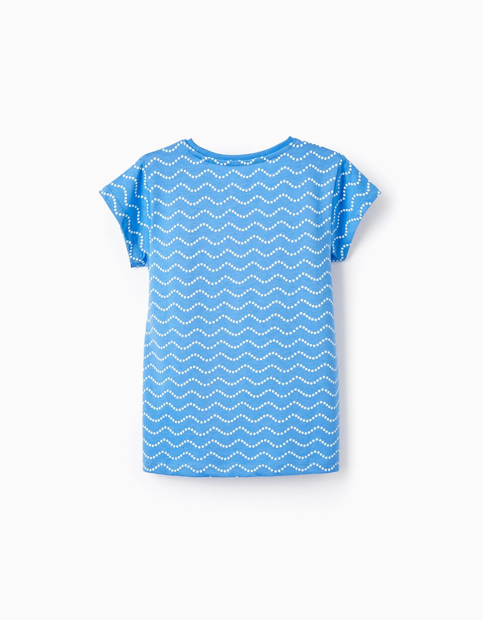 Comprar Online Pack 2 T-shirts de Algodão para Menina 'Bolinhas', Branco/Azul