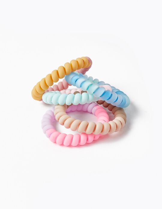 Comprar Online Pack 5 Elásticos de Cabelo Sem Marcas para Bebé e Menina, Multicolor