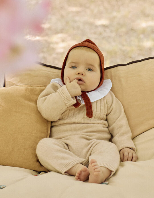 Comprar Online Babygrow de Malha para Bebé Menino, Bege