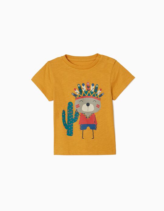 T-Shirt for Baby Boys 'Tribal', Yellow