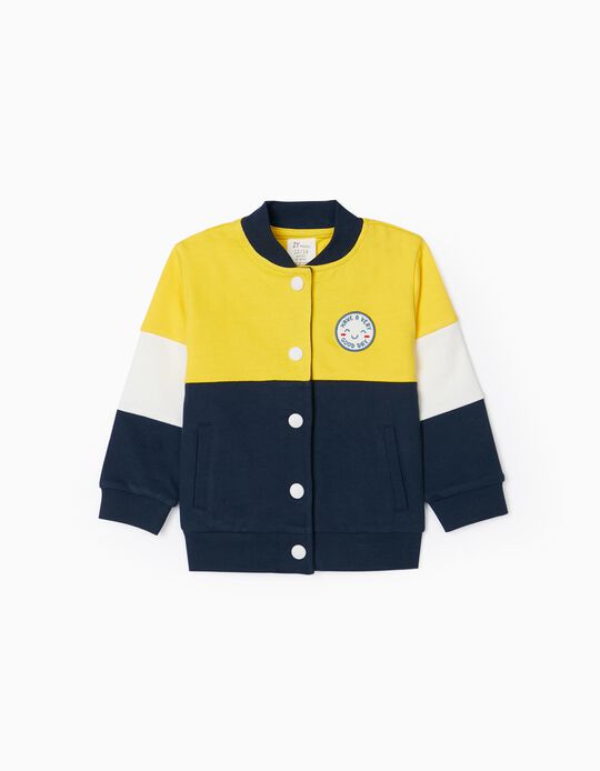 Jacket for Baby Boys 'Good Day', Multicoloured