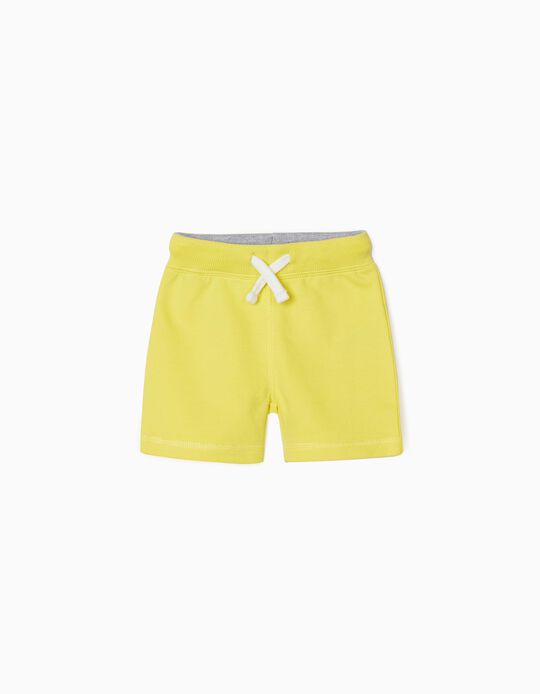 Sports Shorts for Baby Boys, Yellow