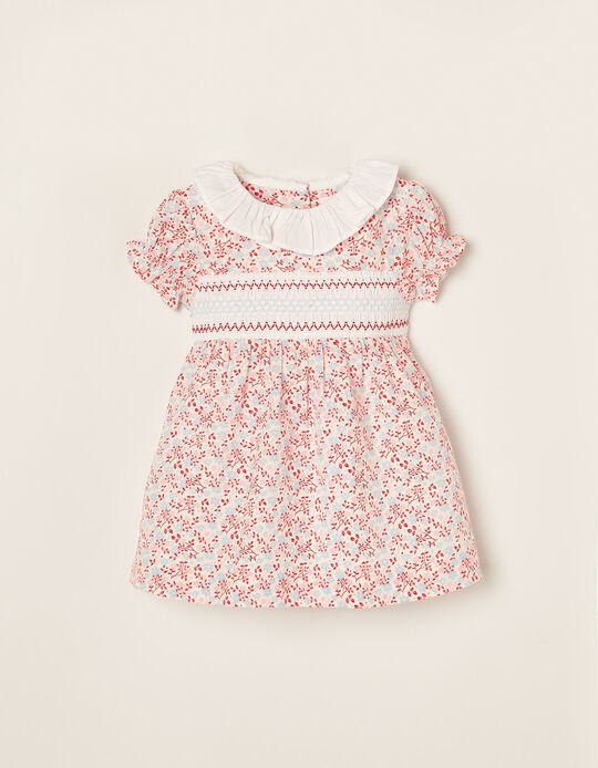 Floral Dress for Newborn Baby Girls, Pink