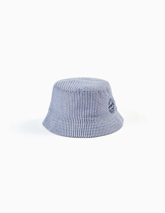Hat for Babies and Children 'ZY 96', Blue/White
