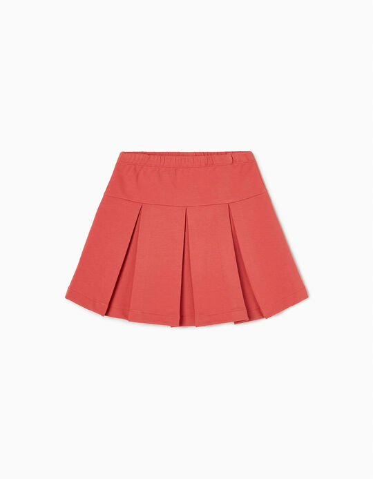 Roma Fabric Mini Skirt for Girls, Pink