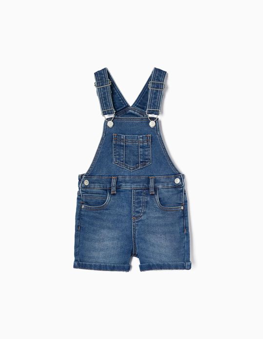 Dungarees Shorts for Baby Boys, Blue
