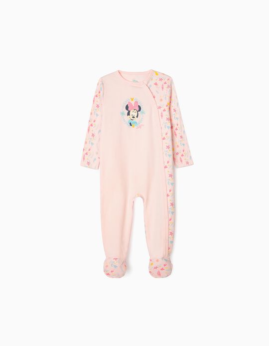 Sleepsuit for Baby Girls 'Nature Minnie', Pink