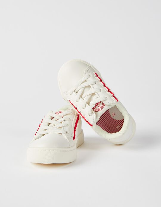 Trainers for Baby Girls 'ZY Authentic', White-Red